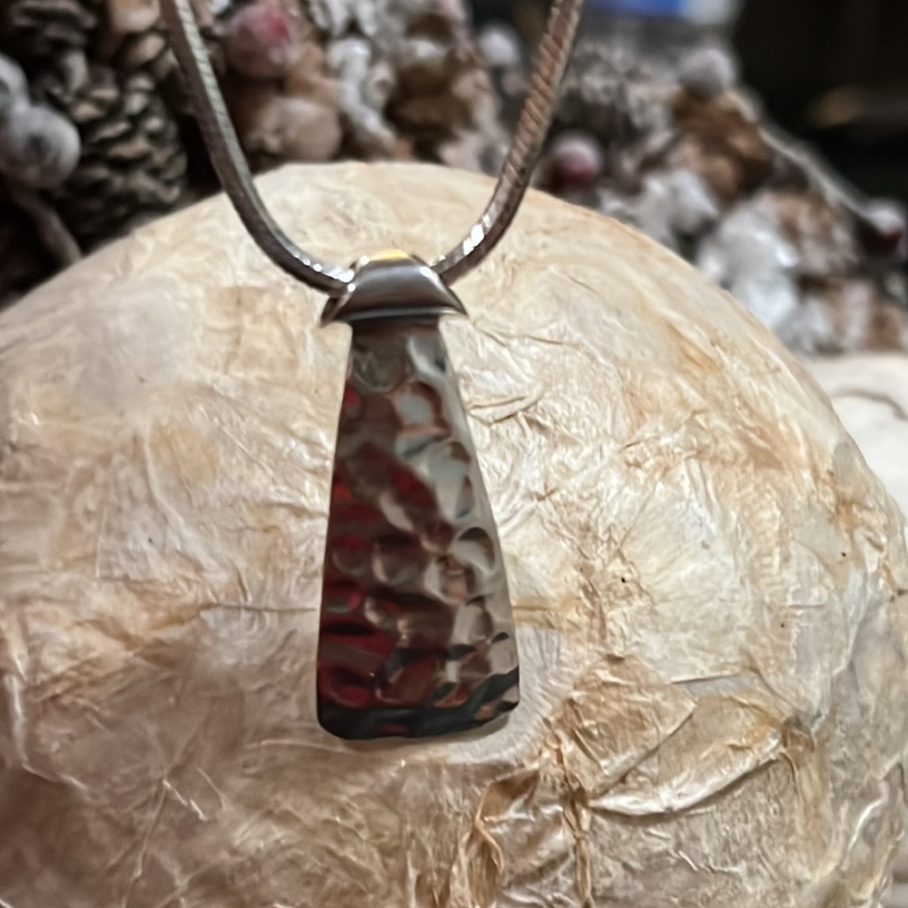 Retired Silpada Sterling Necklace - 16” chain - Picture 2 of 7